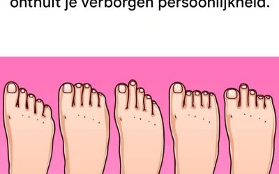 Er bestaan ​​5 soorten voeten: duidt elk type op een bepaald persoonlijkheidstype?
