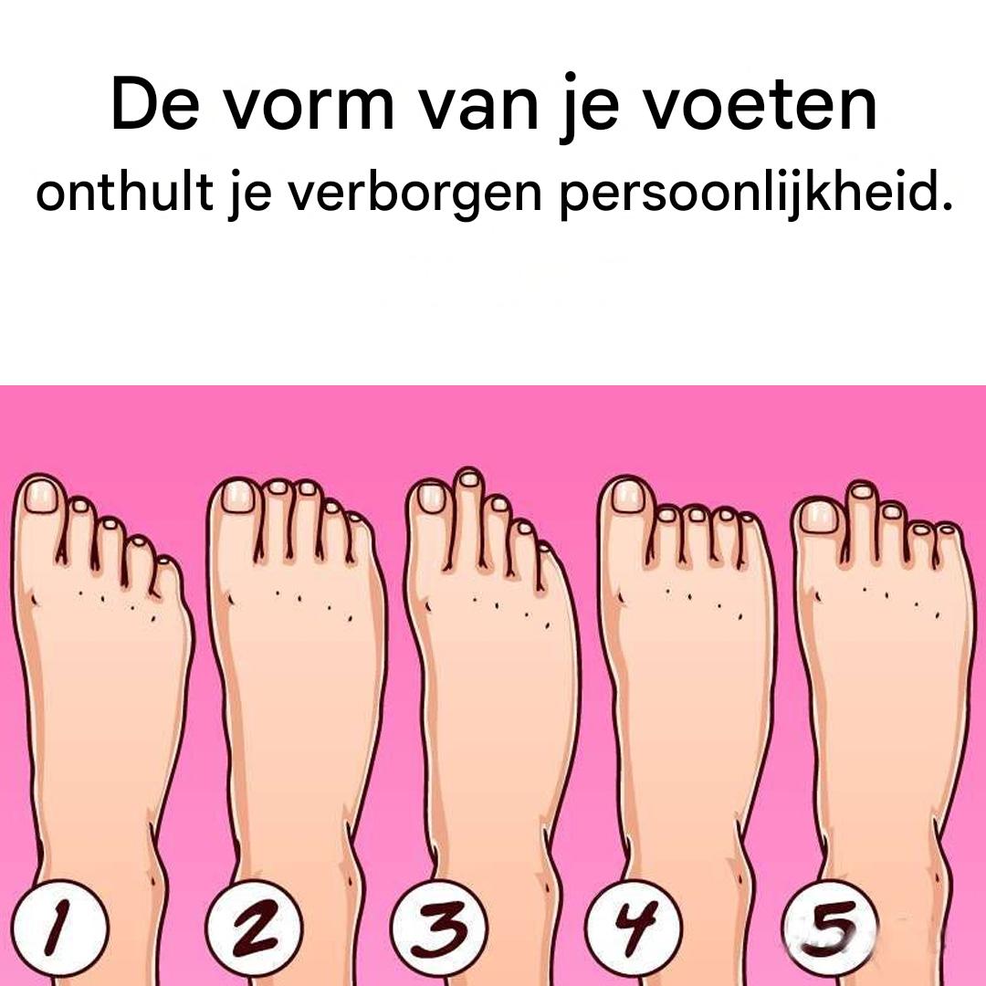 Er bestaan ​​5 soorten voeten: duidt elk type op een bepaald persoonlijkheidstype?