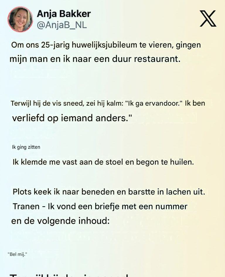 Raadsel: Op woensdag gingen Pierre en Catherine naar een restaurant.