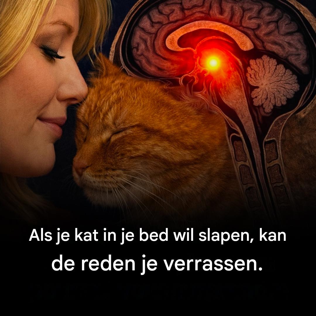 Als je kat in je bed wil slapen, kan de reden je verrassen.
