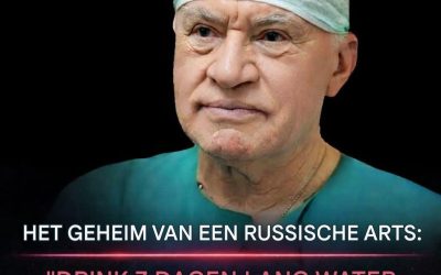 Het geheim van een Russische arts: “Drink zeven dagen lang alleen water en kijk wat er gebeurt” (1/2)