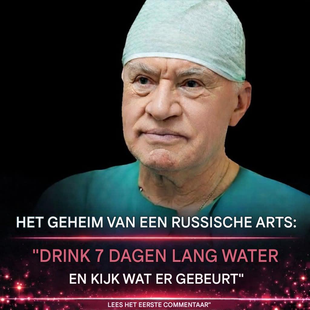 Het geheim van een Russische arts: “Drink zeven dagen lang alleen water en kijk wat er gebeurt” (1/2)
