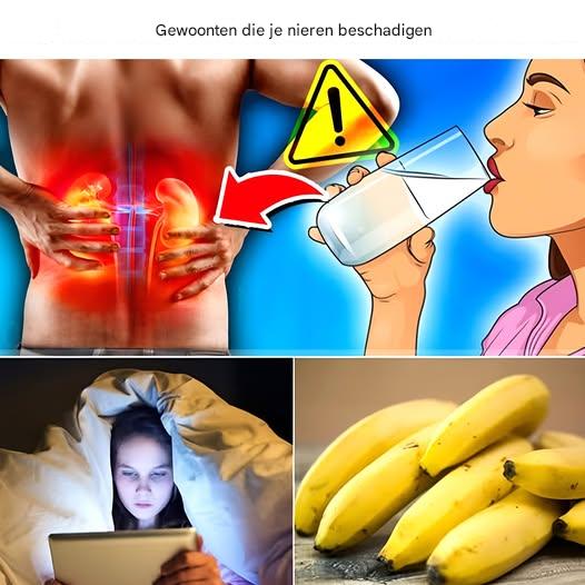 12 Schadelijke gedragingen die een druk op je nieren leggen