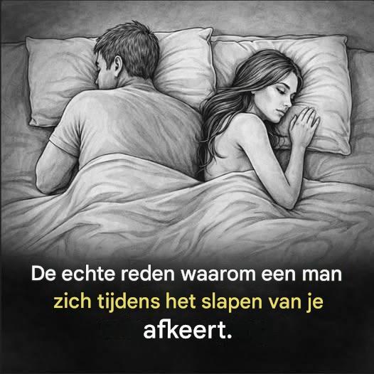 Als je partner zich tijdens het slapen van je afkeert, betekent dat…