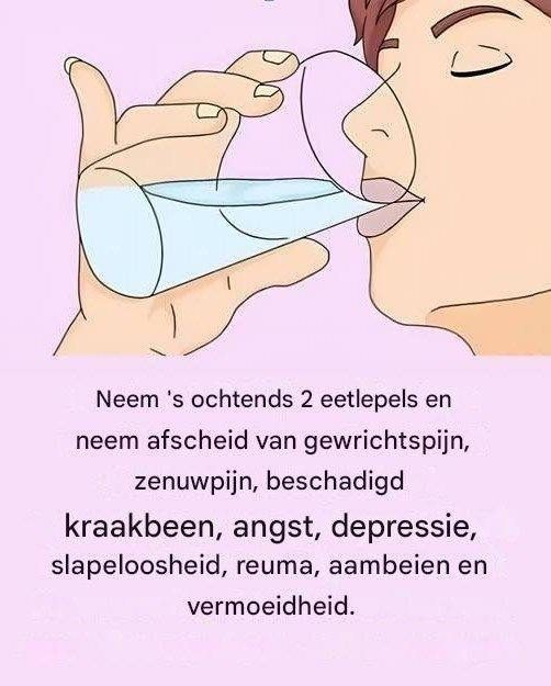 Neem ‘s ochtends 2 eetlepels en neem afscheid van gewrichtspijn, zenuwpijn, beschadigd kraakbeen, angst, depressie, slapeloosheid, reuma, aambeien en vermoeidheid. give article no change languge