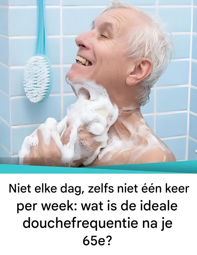Niet dagelijks en niet wekelijks: wat is de ideale douchefrequentie voor mensen boven de 65?