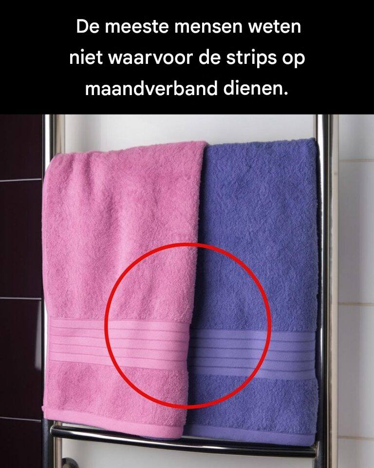 Die stroken op je handdoeken hebben een echt doel…waarvan je misschien niet op de hoogte bent.
