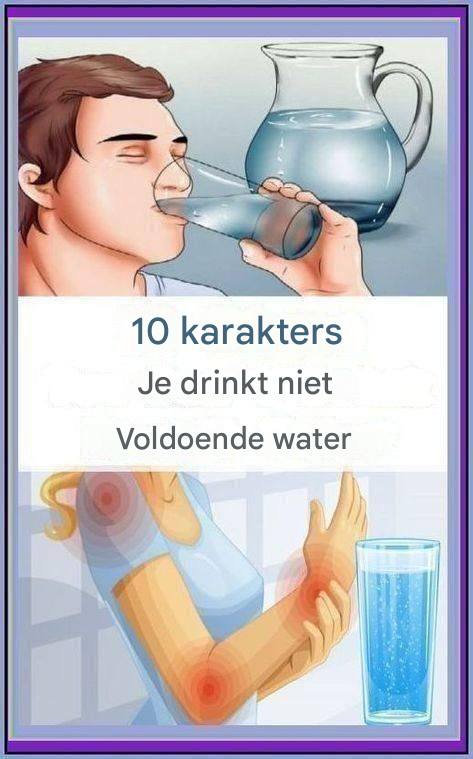 10 tekenen dat je niet genoeg water drinkt – blijf gehydrateerd