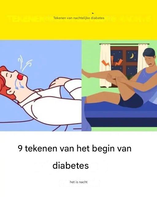9 diabetessymptomen die ‘s nachts verschijnen