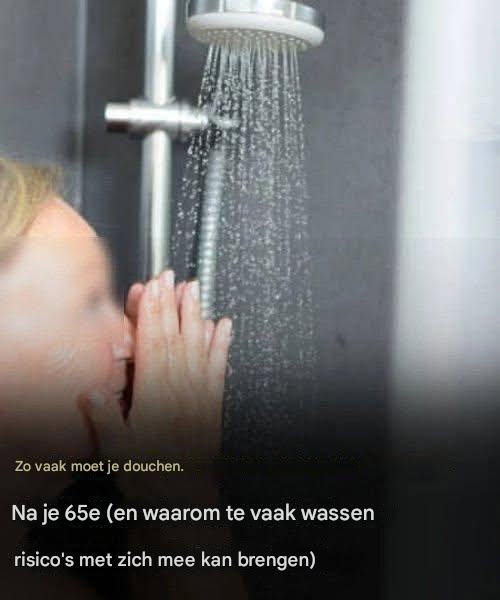 Hoe vaak moet je douchen na je 65e (en waarom te vaak douchen schadelijk kan zijn voor je gezondheid)?