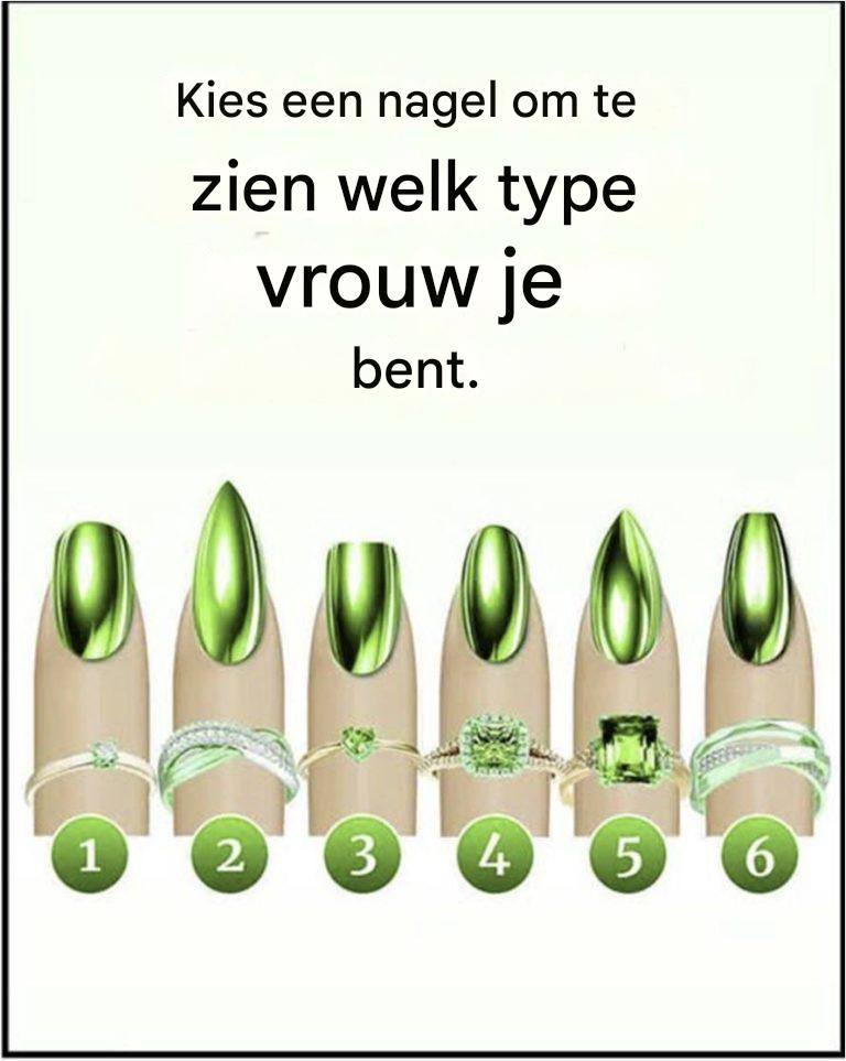 Wat je nagels over jou zeggen