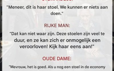 Haar eerste vlucht op 85-jarige leeftijd: de hartverwarmende hereniging in businessclass die elke passagier tot tranen toe roerde.