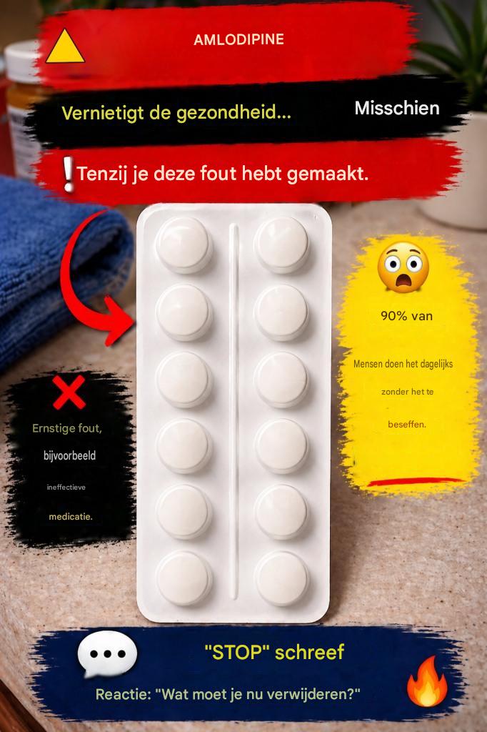 8 gewoonten die je dit jaar moet afleren als je amlodipine gebruikt, en waarom.