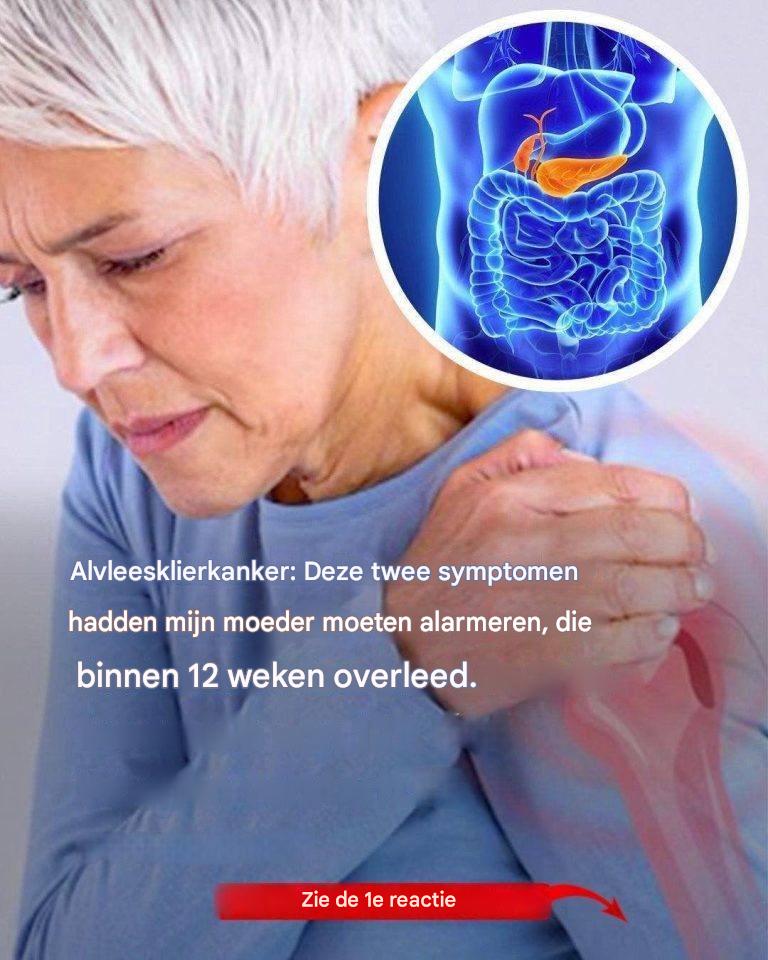 Alvleesklierkanker: de eerste twee symptomen die mijn moeder hadden kunnen redden.