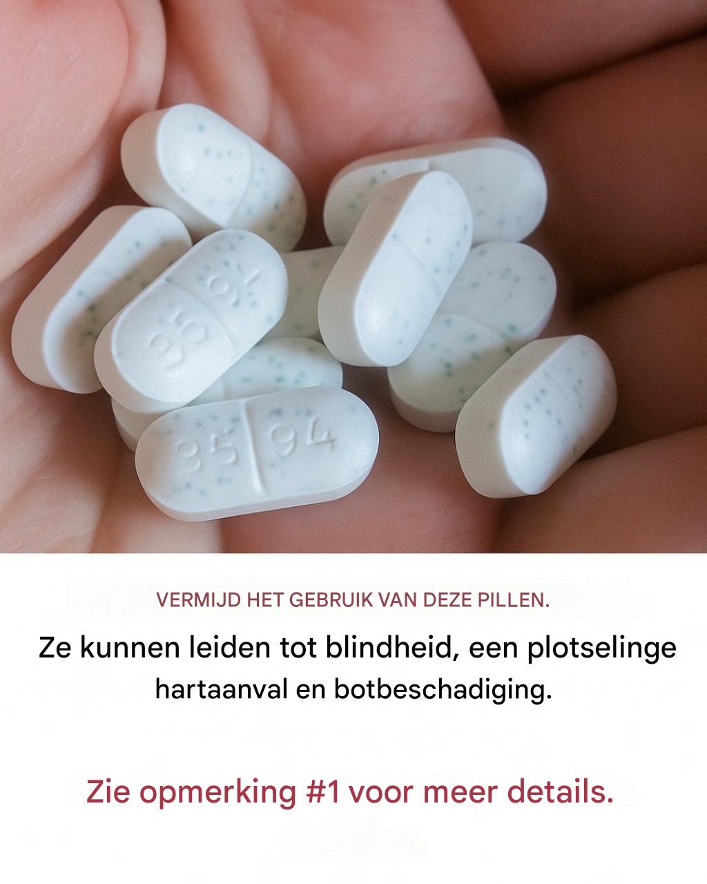 Iedereen moet op de hoogte zijn van de contra-indicaties voor deze tabletten; raadpleeg uw arts!