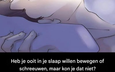 😨🌙 Heb je ooit tijdens het slapen een aanwezigheid gevoeld en je niet kunnen bewegen?