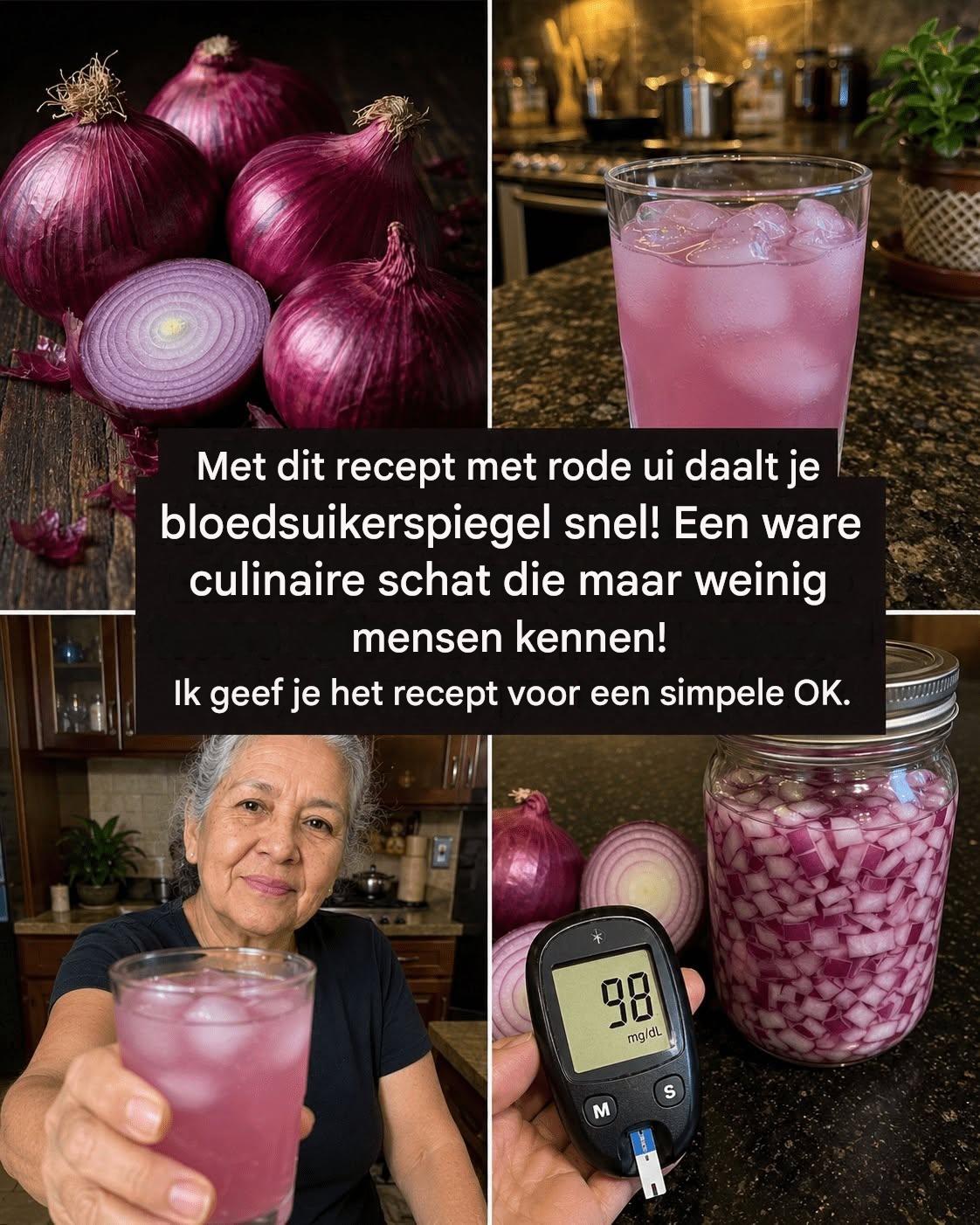 Je kunt je bloedsuikerspiegel verlagen met dit heerlijke recept met rode ui dat maar weinig mensen kennen!