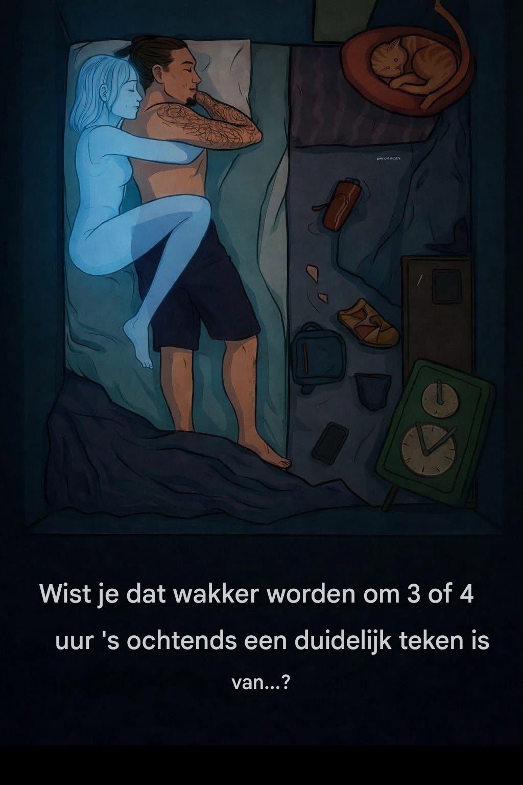 Wist je dat wakker worden om 3 of 4 uur in de ochtend een duidelijk teken is van…?