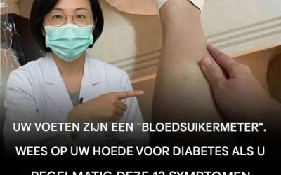 10 mogelijke diabetessymptomen die zich in de voeten manifesteren