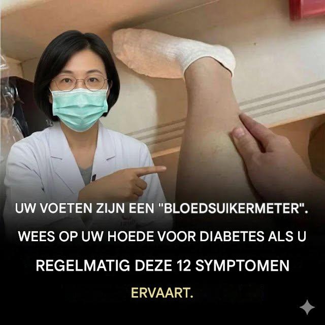10 mogelijke diabetessymptomen die zich in de voeten manifesteren