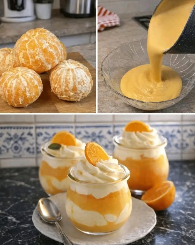 Lichte en verfrissende clementine mousse