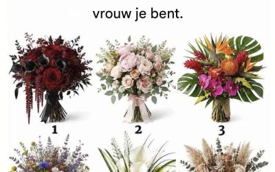 Je mag maar één boeket kiezen: je antwoord onthult wat voor soort vrouw je bent.