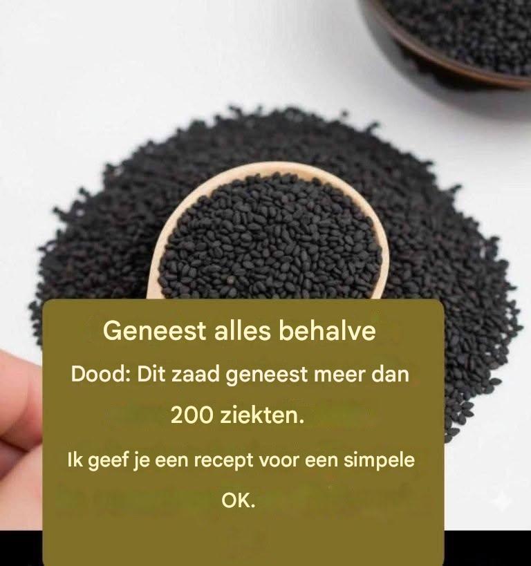 Dit is het krachtige zaad dat alles geneest, behalve de dood.