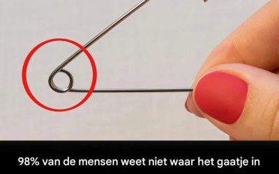 Het verborgen doel van dat kleine gaatje in een veiligheidsspeld zal je verbazen.