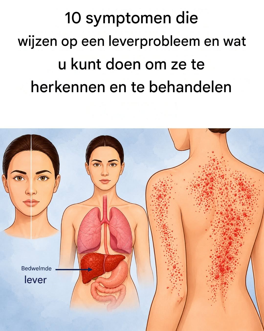 8 symptomen van een leverprobleem die u niet mag negeren