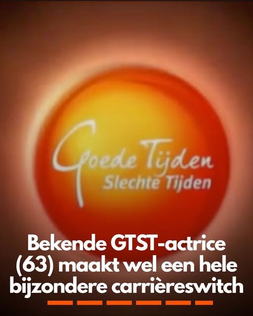 Bekende GTST-actrice (63) maakt wel een hele bijzondere carrièreswitch