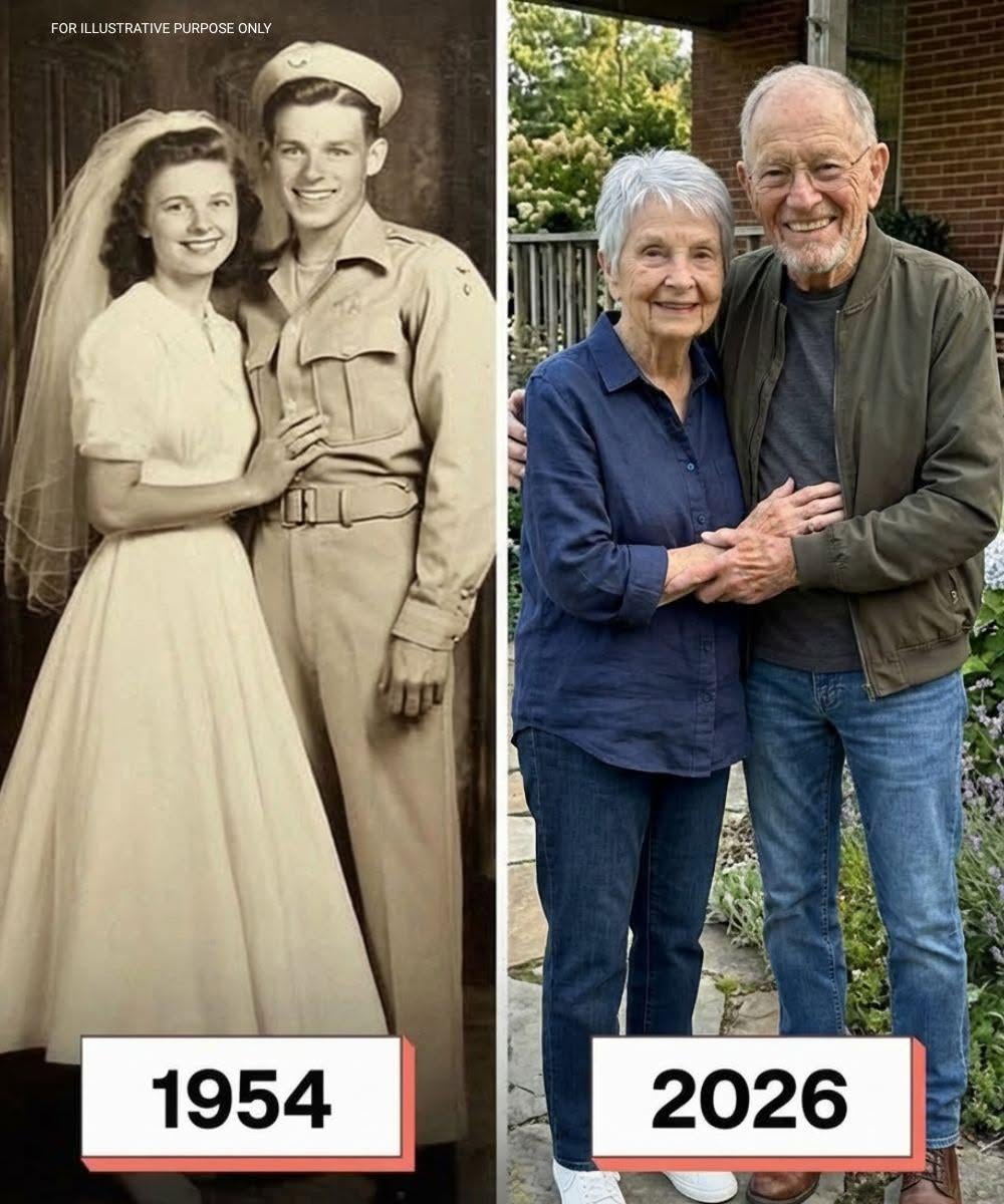 Ik was 72 jaar getrouwd met mijn man. Op zijn begrafenis gaf een van zijn legermaatjes me een klein doosje, en ik kon mijn ogen niet geloven toen ik zag wat erin zat.