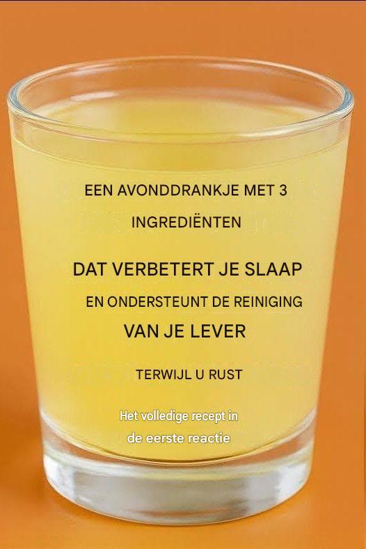 HUISMIDDEL VOOR BETER SLAPEN EN EEN REINIGENDE LEVER