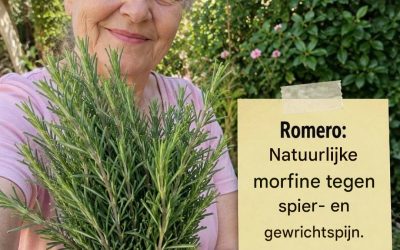 Natuurlijke rozemarijnmorfine tegen spier- en gewrichtspijn