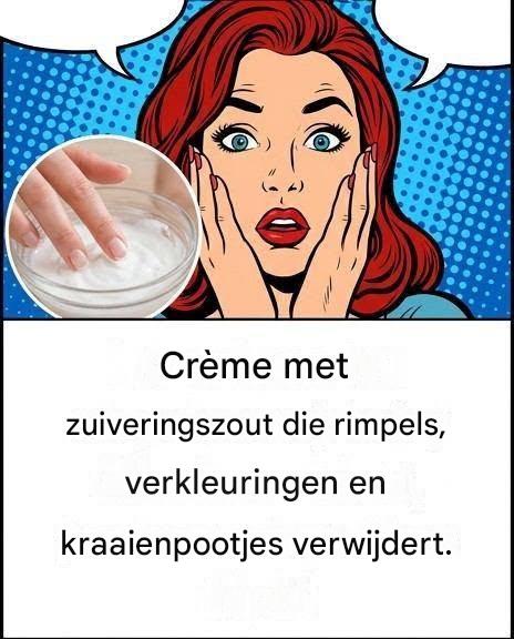 Crème met zuiveringszout die de huidtextuur gladmaakt, kalmeert en de teint van het gezicht herstelt.