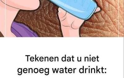 Wat gebeurt er met je lichaam als je niet genoeg water drinkt?