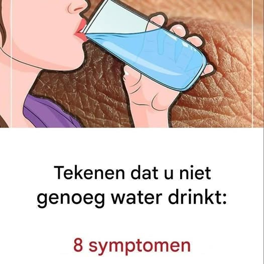 Wat gebeurt er met je lichaam als je niet genoeg water drinkt?
