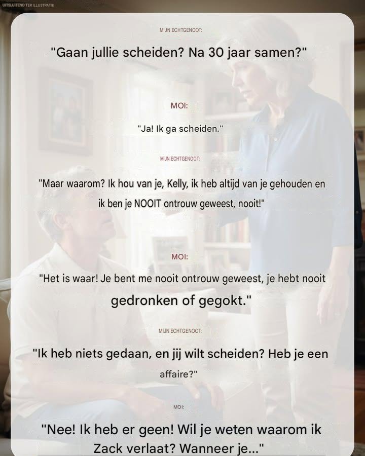 Mijn man verliet me na 36 jaar voor zijn maîtresse, maar een berichtje vanaf zijn smartwatch veranderde alles.