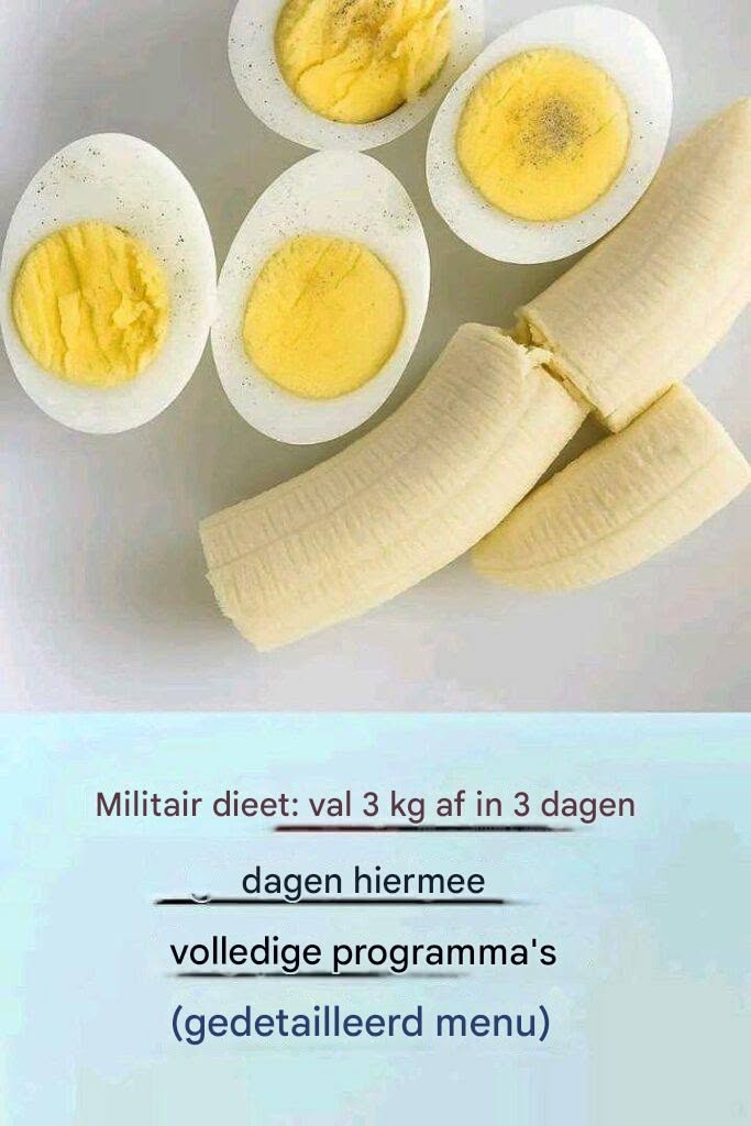 Het militaire dieet: snel afvallen in slechts 3 dagen