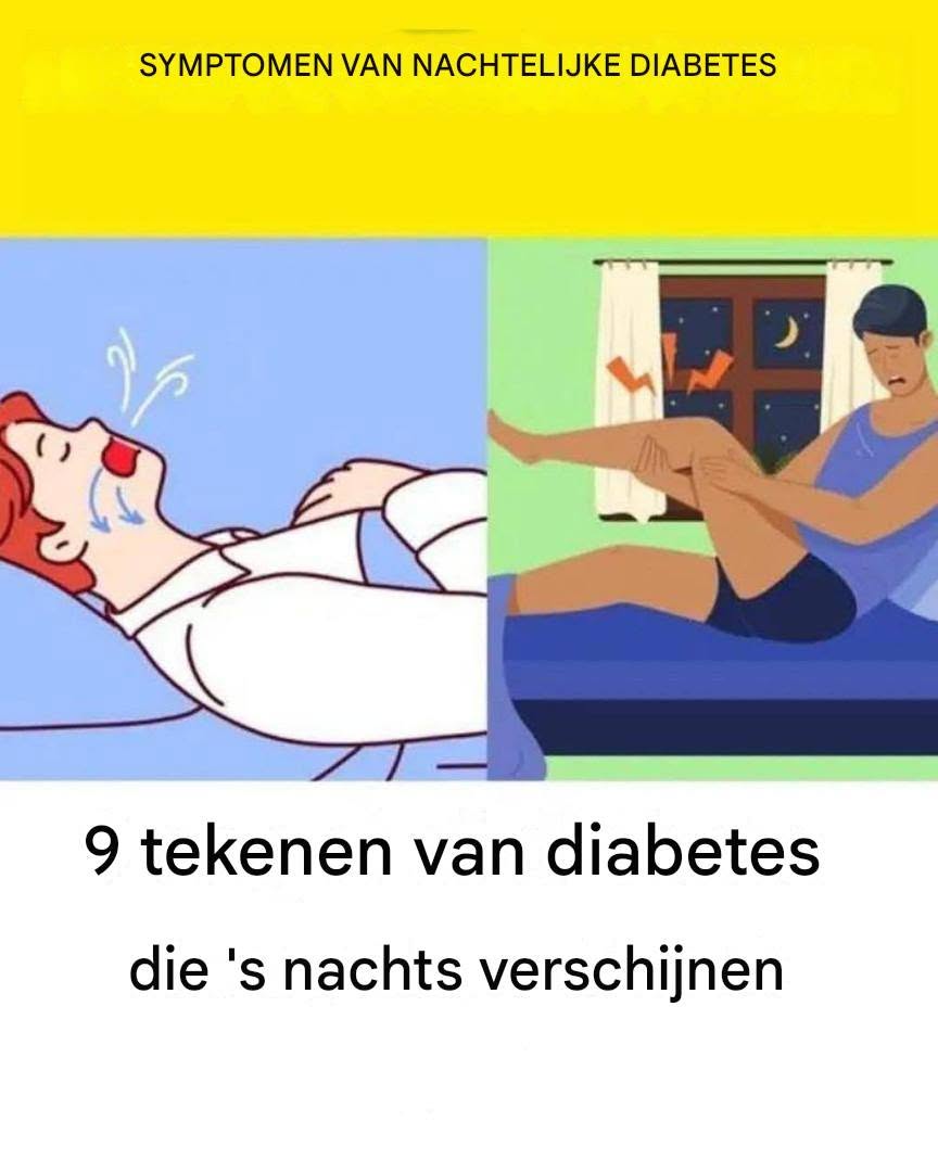 20 diabetessignalen die ‘s nachts verschijnen: wat je lichaam je probeert te vertellen terwijl je slaapt