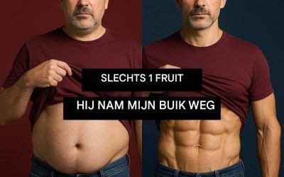 Verbrand buikvet met de combinatie van deze twee vruchten.