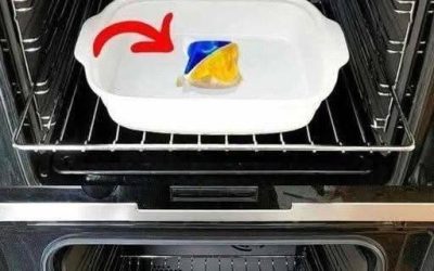 De truc voor het moeiteloos verwijderen van de oven: zelfs aangebrand vet verdwijnt.
