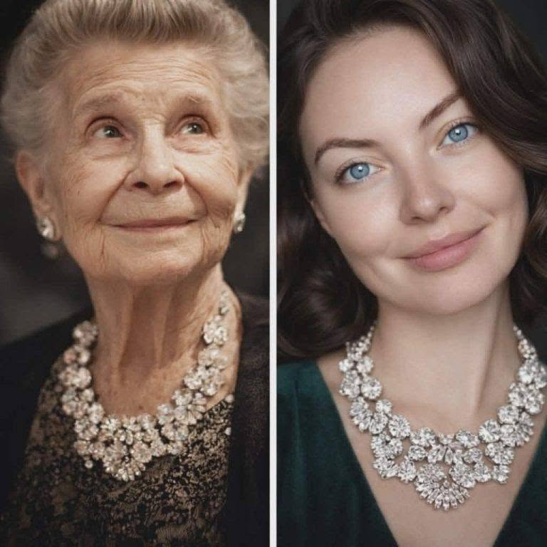Ik bracht de ketting van mijn overleden oma naar een pandjeshuis om de huur te betalen, en de antiekhandelaar werd bleek en zei dat hij al twintig jaar op me wachtte. 🤔😕