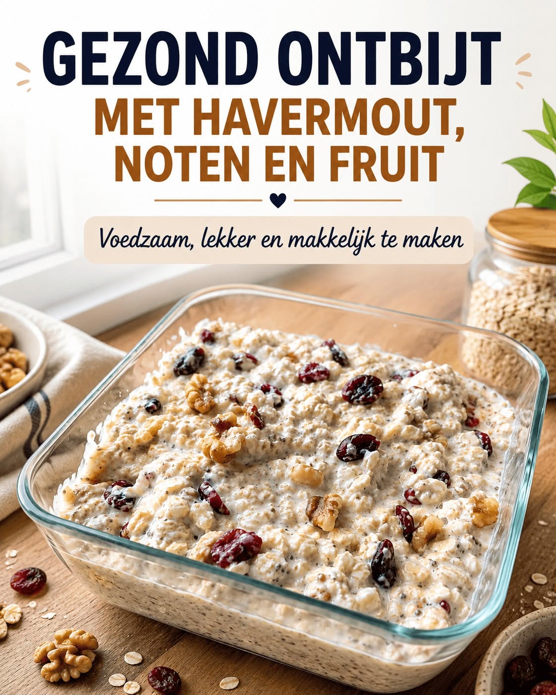 Havermout en chiazaad als ontbijt versnellen de stofwisseling en helpen bij vetverbranding.