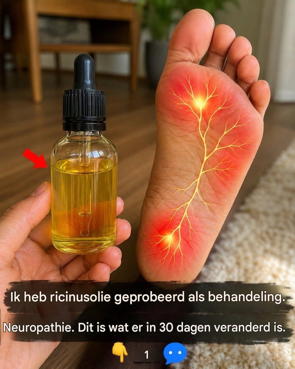 Ricinusolie tegen zenuwpijn: mijn verbluffende resultaten na 30 dagen die je gezien moet hebben.