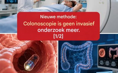 Nieuwe methode: colonoscopie is niet langer een invasief onderzoek. (1/2)