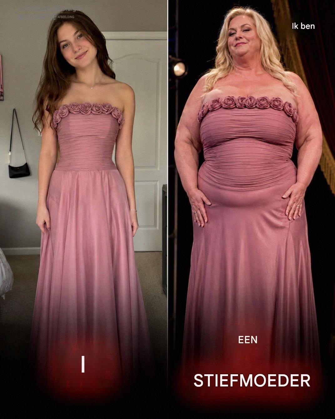 Mijn stiefmoeder maakte foto’s van mijn galajurk en verscheen in een identieke jurk – wat mijn date op het bal deed, liet 200 mensen sprakeloos achter.