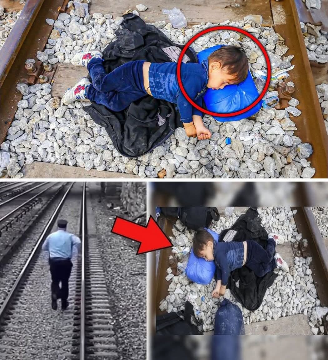 🚨 Treinmachinist vond een verlaten kind op de rails en wat er daarna gebeurde, verraste iedereen.