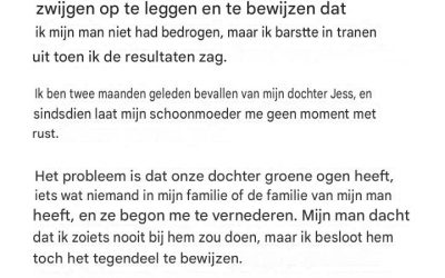 Ze laat een DNA-test doen om haar onschuld te bewijzen, maar de resultaten verwoesten haar hele leven… Lees meer