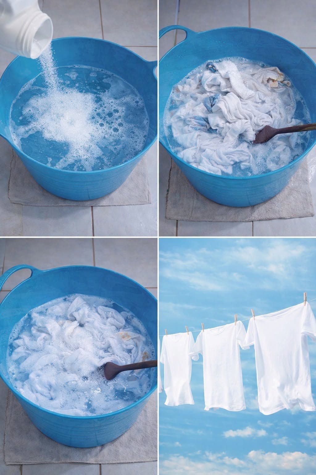 Zo maak je vuilwitte kleding weer stralend zonder al te veel moeite.