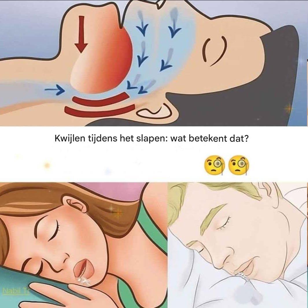 Als je tijdens je slaap kwijlt, is dat een signaal van je lichaam.